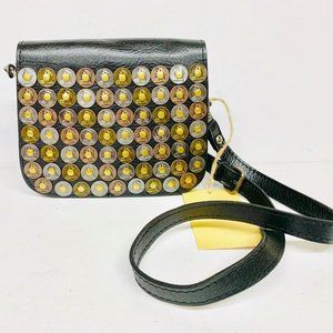 Patricia Nash RIVOLI BLACK Stncoin Crossbody Purse